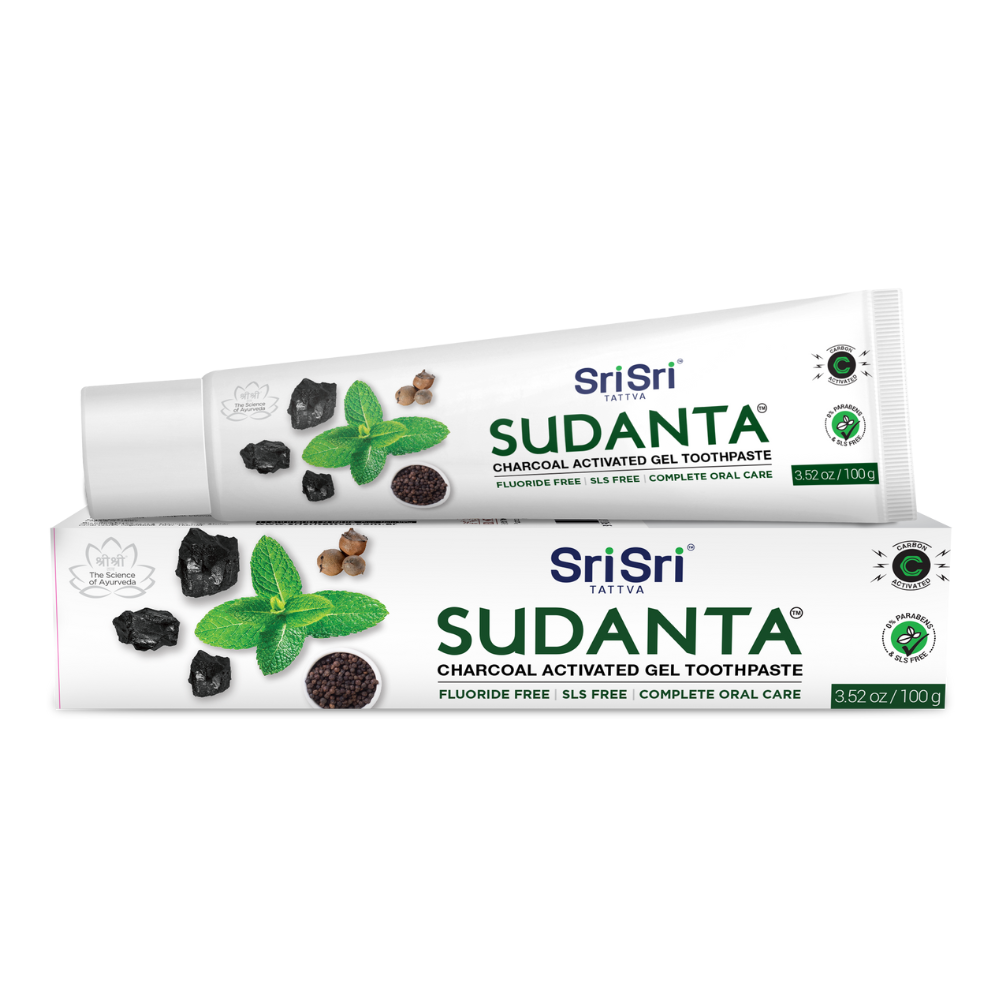 Sudanta Charcoal Activated Gel Toothpaste 100g