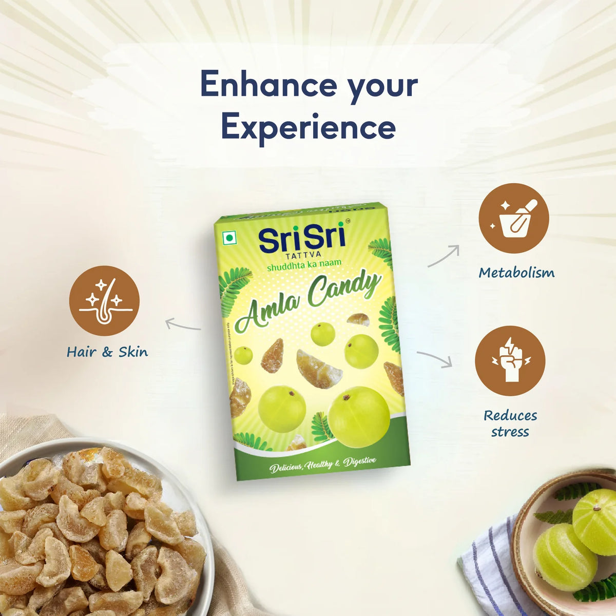 Sri Sri Tattva Amla Candy Plain