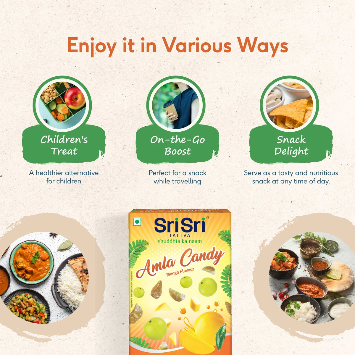 Sri Sri Tattva Amla Candy Mango  Flavoured