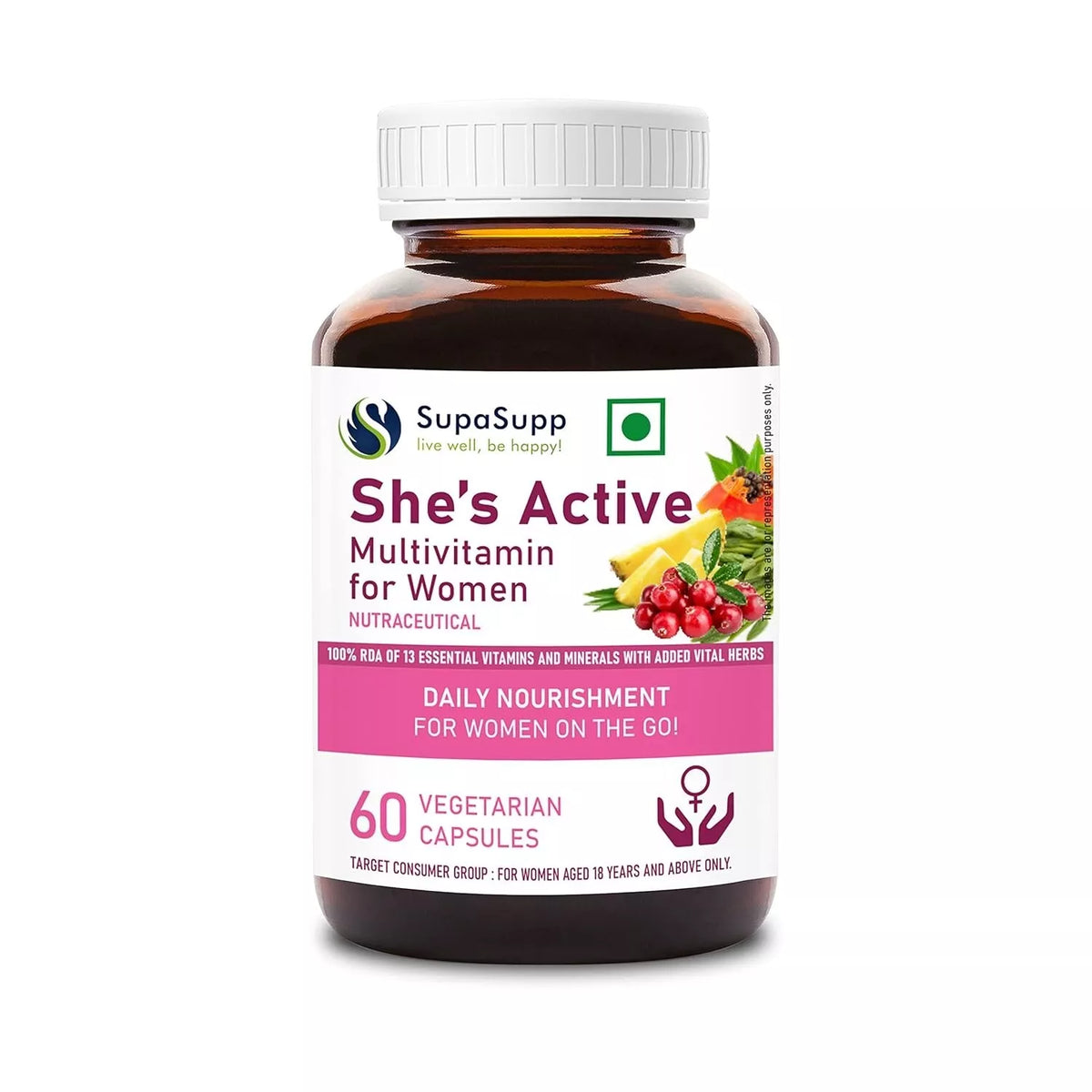 She&#39;s Active Multivitamin for women 60cap