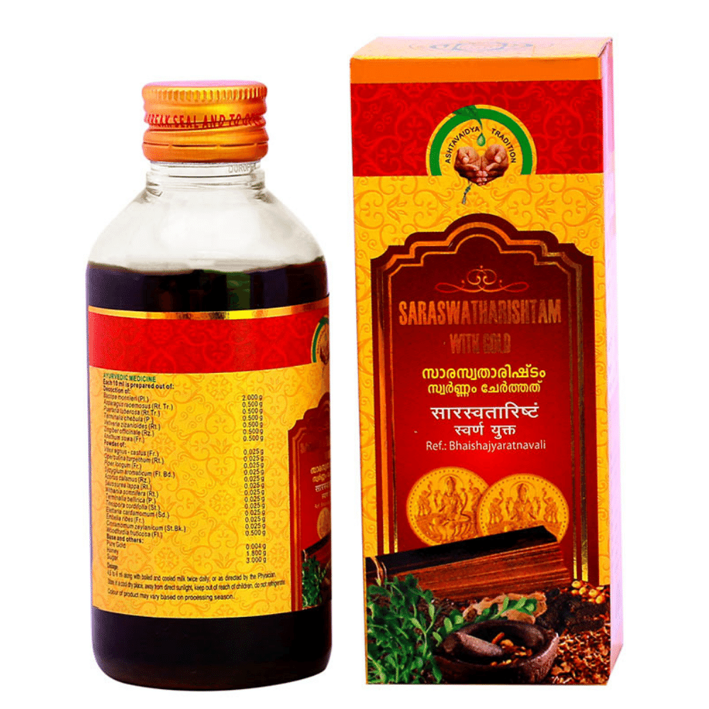 Saraswatharishtam with Gold 200ml