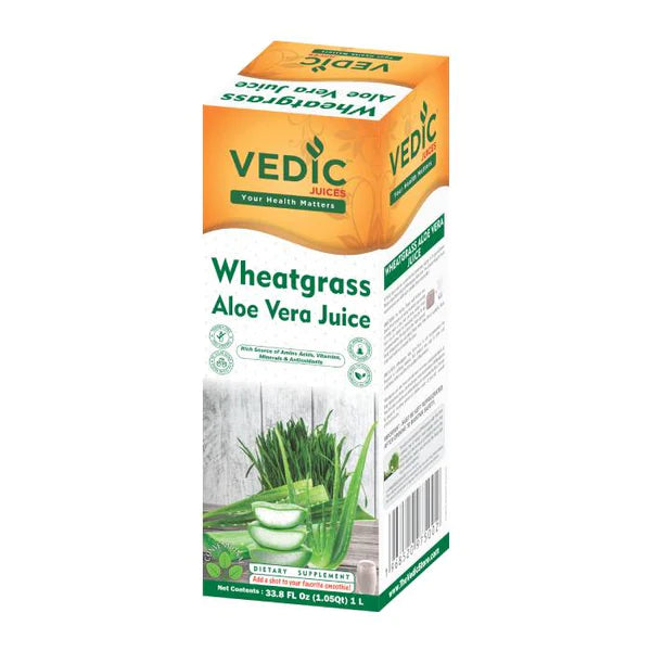 Wheatgrass Aloevera Juice - Vedic 1L