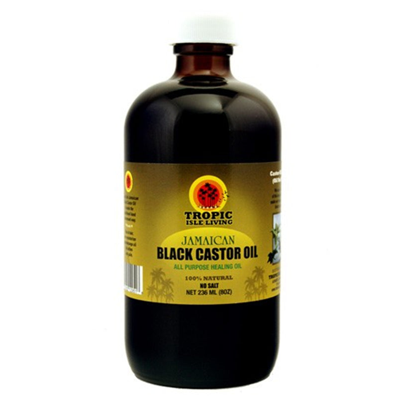 Jamaican Black Castor Oil - Glass Bottle Packaing