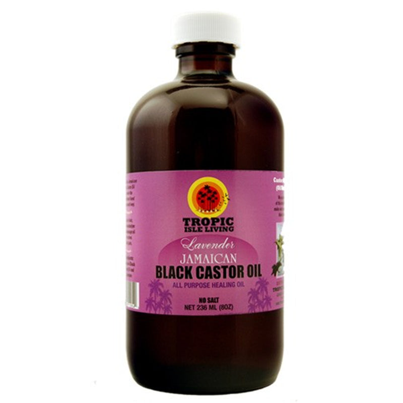 Jamaican Lavender Castor Oil  - Glass bottle packing