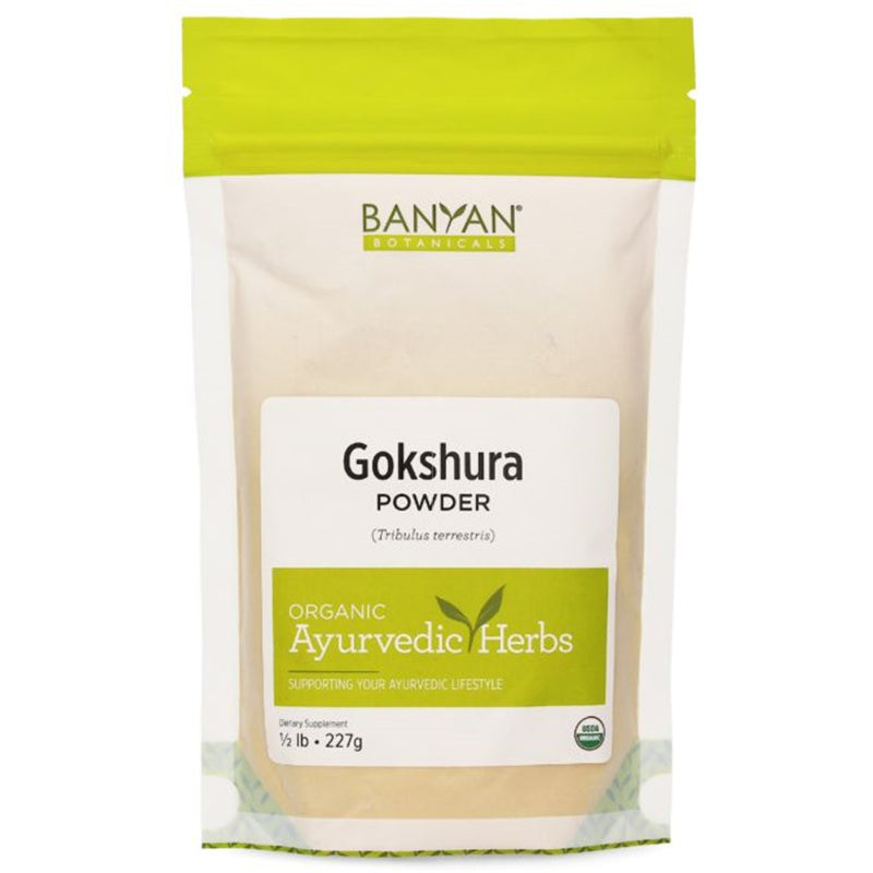 Gokshura fruit powder, Organic (1/2 lb.)