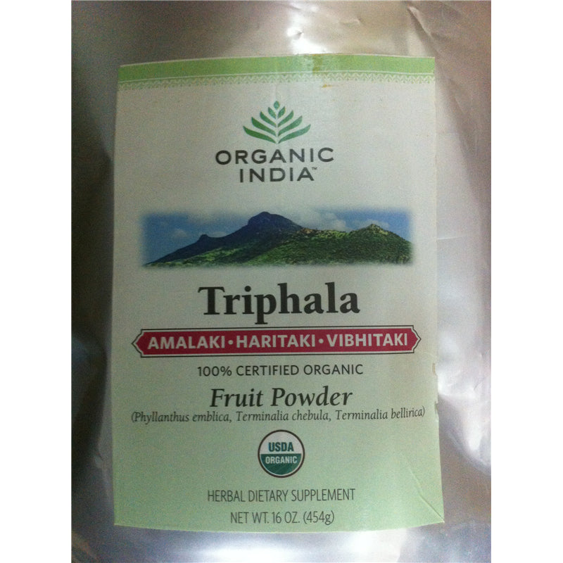 Organic Triphala Powder 1lb